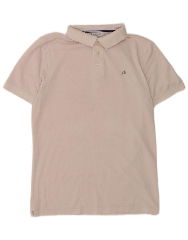 Calvin Klein herre poloshirt Lille pink bomuld