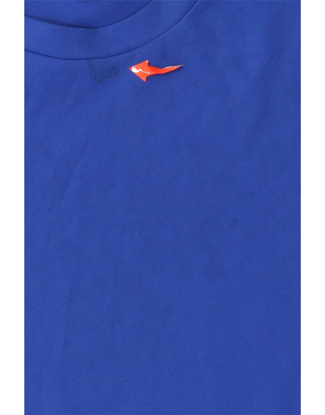 Adidas Herre Climalite T-Shirt Top Medium Blue Colourblock Polyester