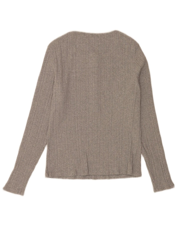 Levi's Womens Regular Top Langærmet UK 14 Large Grå