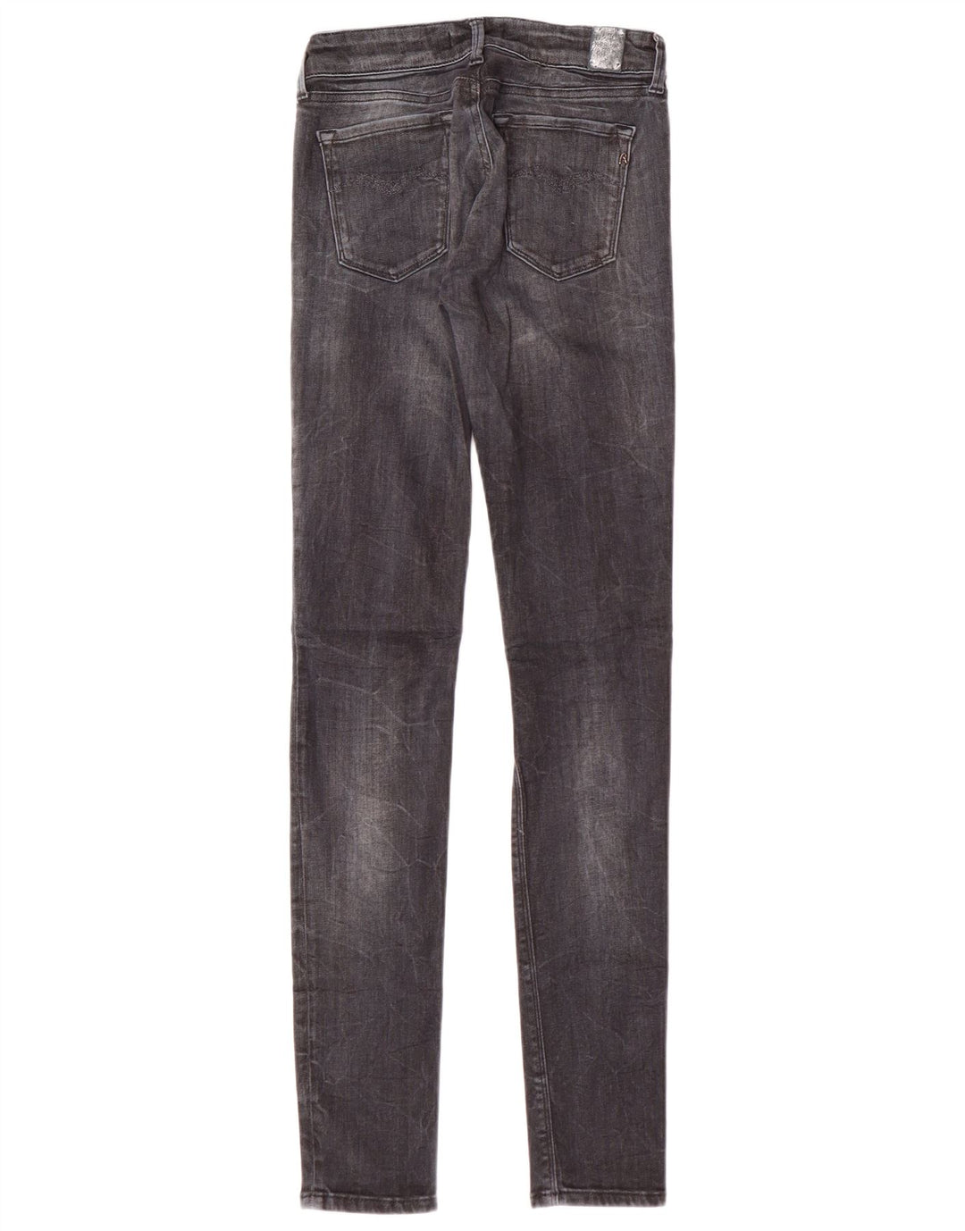 Replay Dame Super Skinny Jeans W25 L32 Grå Bomuld