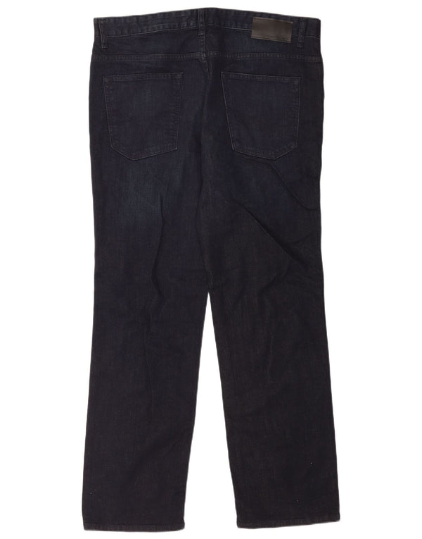 Calvin Klein Straight Jeans til mænd W36 L32 Marineblå Bomuld