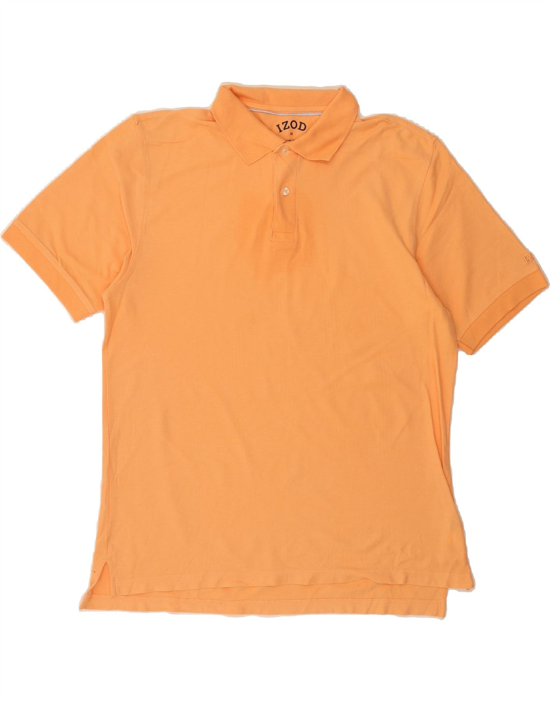 IZOD Mens Polo Shirt Medium Orange Cotton Vintage Izod and Second-Hand Izod from Messina Hembry 