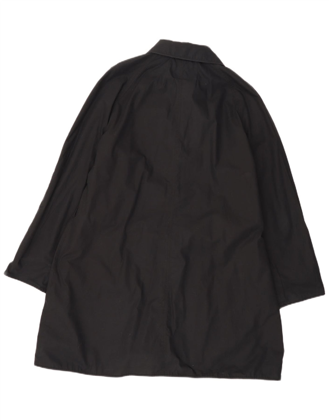 HOBBS Dame Abstrakt Mønster Vendbar Overfrakke UK 16 Large Black