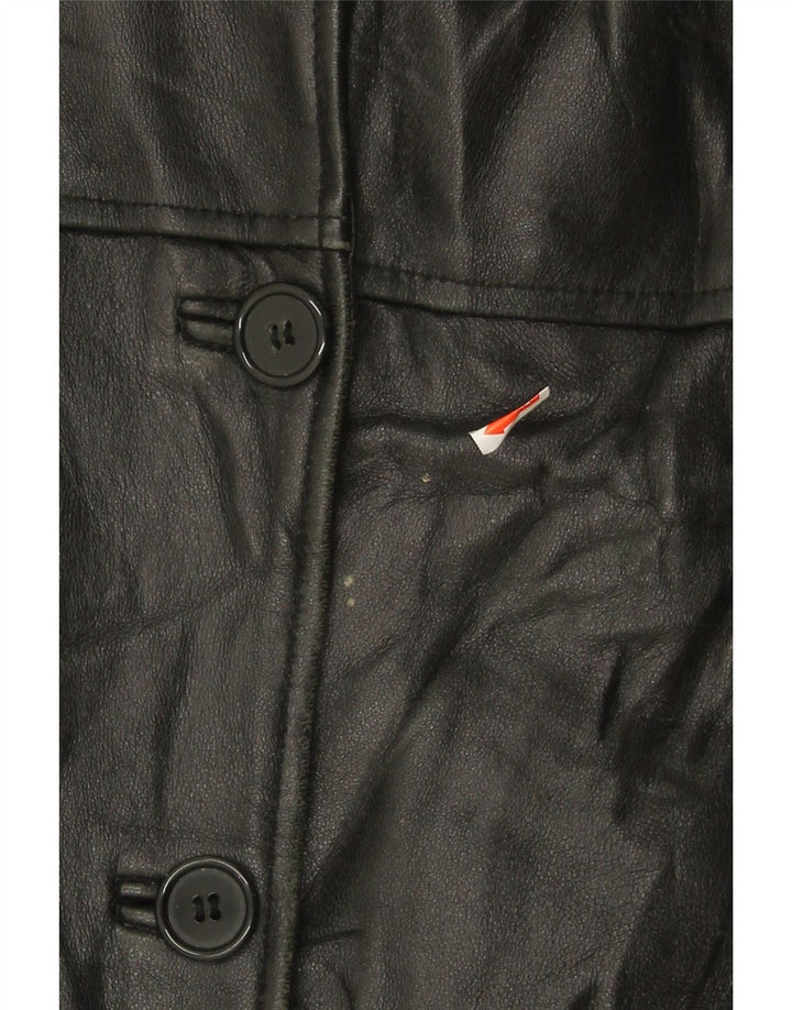 VINTAGE Womens Bomber Jacket UK 12 Medium Black Vintage Vintage and Second-Hand Vintage from Messina Hembry 