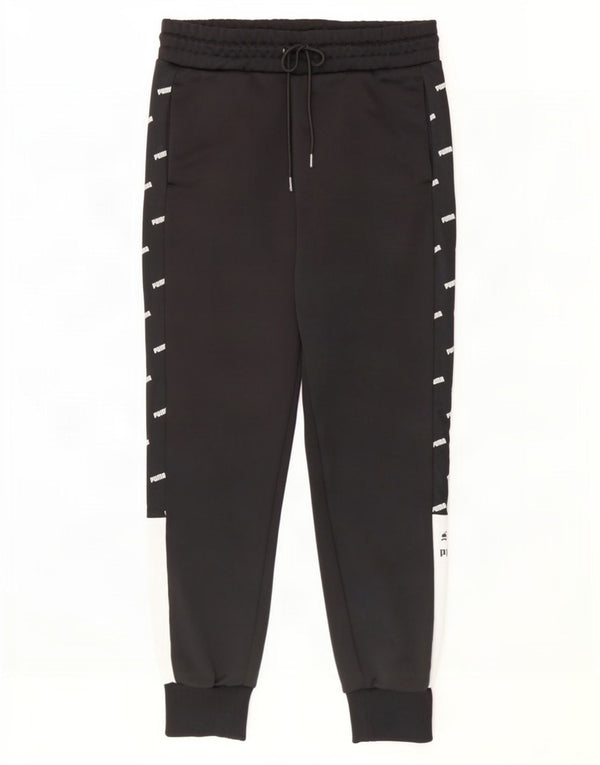 Puma træningsdragt til kvinder Joggers UK 14 Medium Black Colourblock