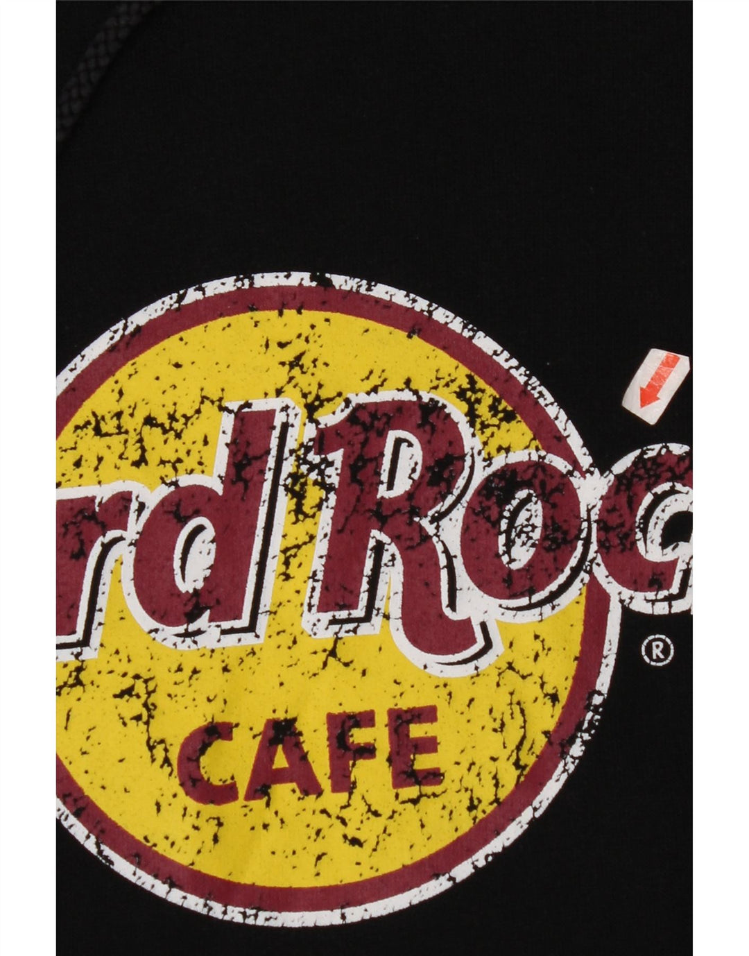 HARD ROCK CAFE Herre Vienna Graphic Hoodie Jumper Stor Sort Bomuld