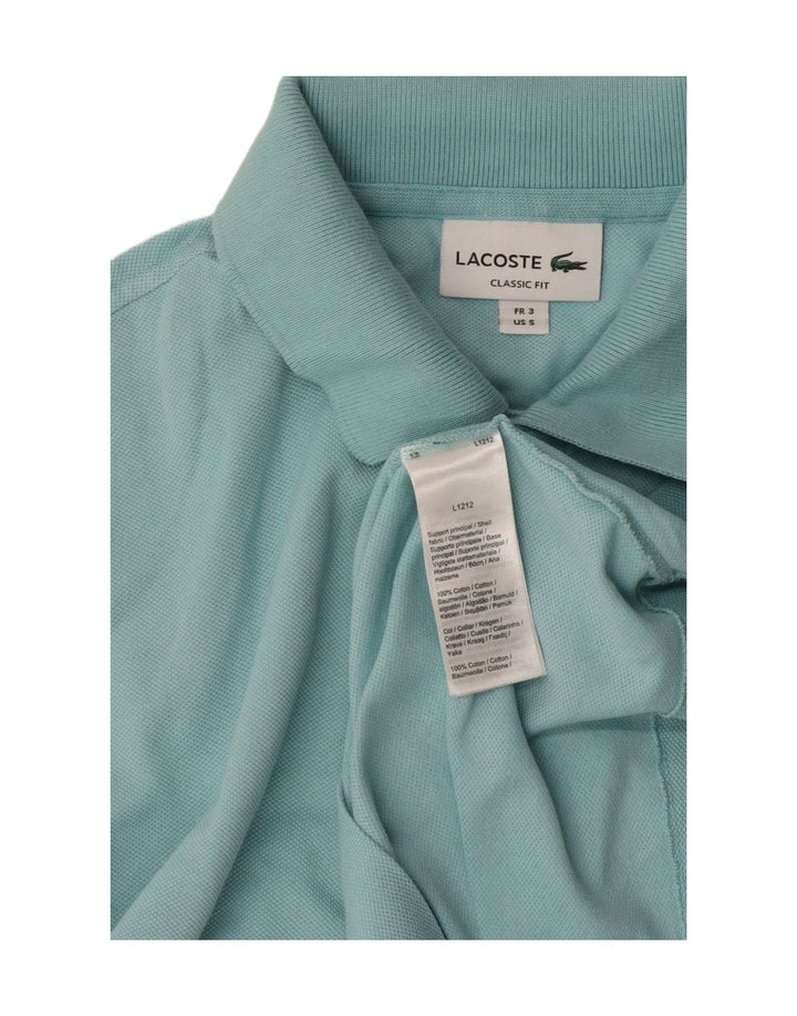 Lacoste Herre klassisk pasform poloskjorte størrelse 3 Lille blå bomuld