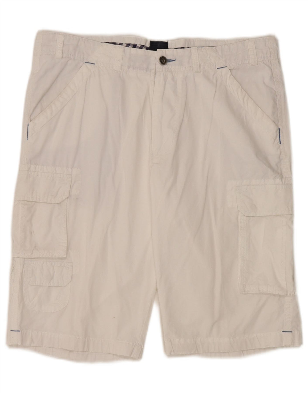 Daniel Hechter Herre Cargo Shorts W36 Large White Bomuld