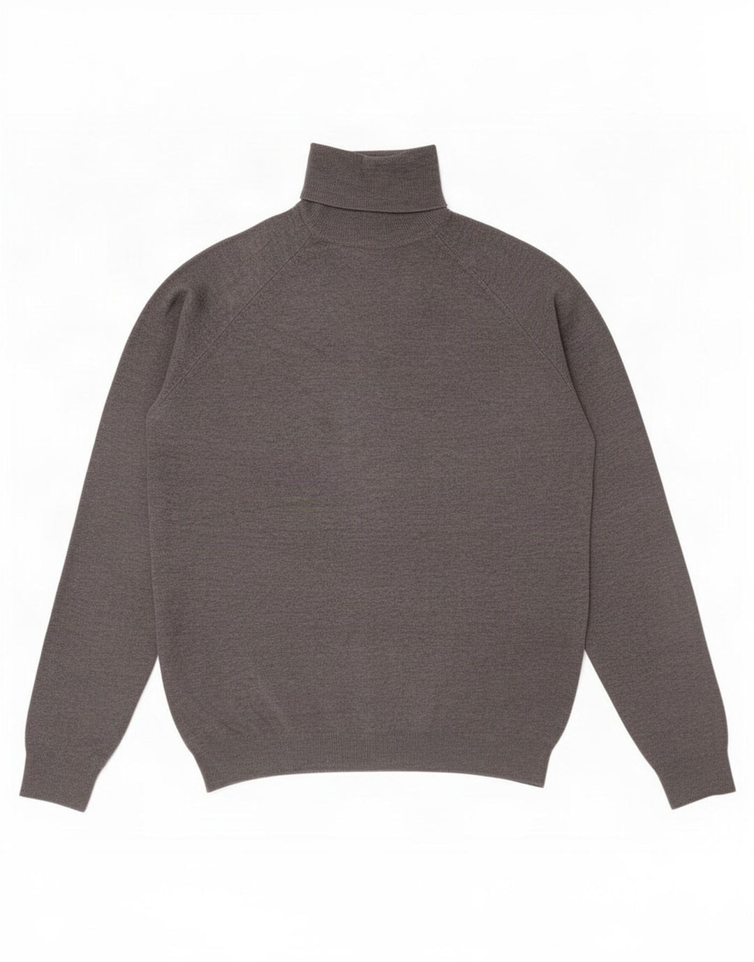 Zara Herre rullehals sweater mellemgrå viskose