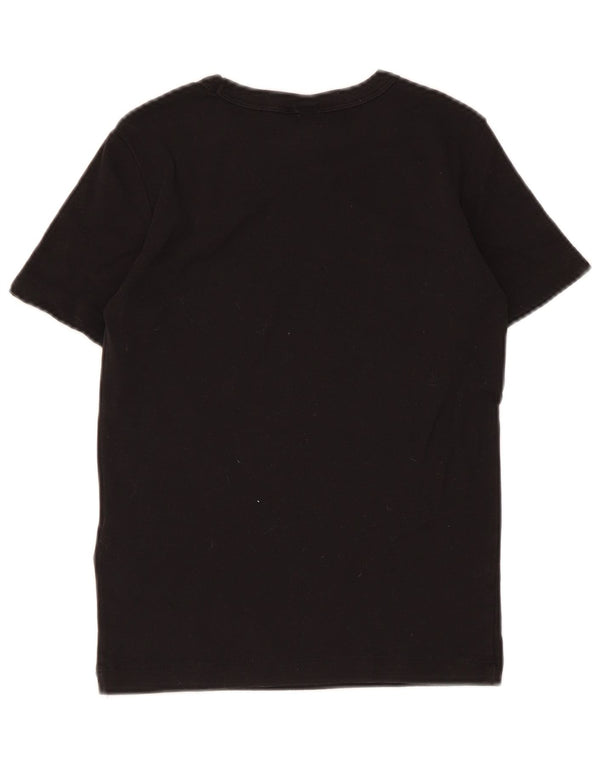 Champion piger grafisk t-shirt top 9-10 år medium sort bomuld