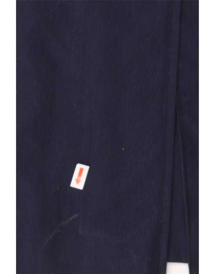 DANNIMAC Mens Trench Coat UK 44 2XL Navy Blue Polyester