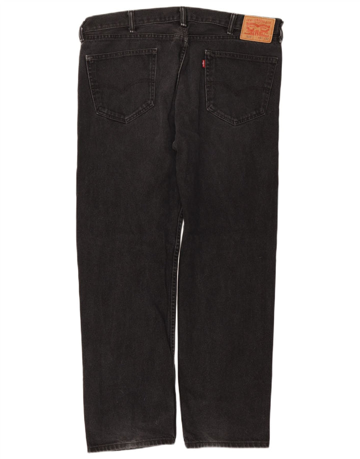 Levi's Herre 505 Straight Jeans W40 L32 Sort Bomuld