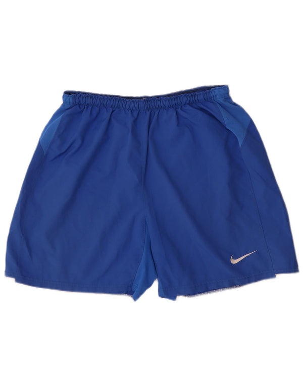 Nike Sportsshorts til mænd, store blå polyester