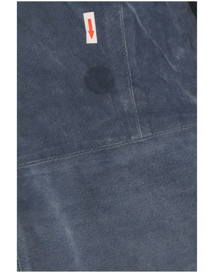 Project Dame Ruskindsjakke UK 10 Small Blue Læder