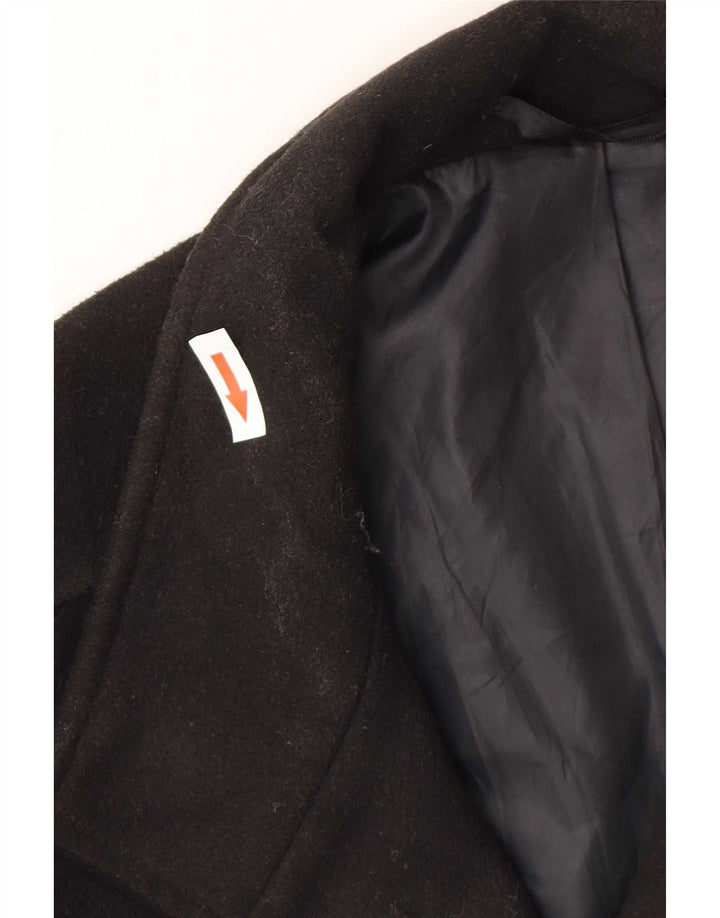 Marks & Spencer Herre Standard Overfrakke UK 36 Small Black Polyester