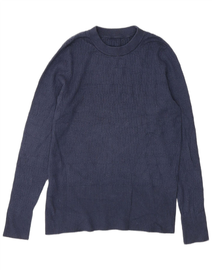 Marks & Spencer Dame sweater med rund hals DK 14 Stor marineblå
