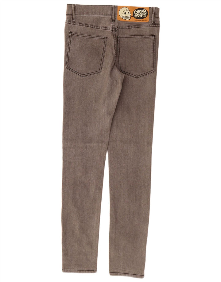 BILLIG MANDAG Dame Skinny Jeans W27 L32 Grå Bomuld