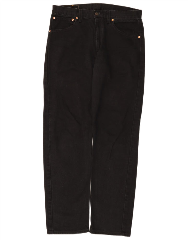 Levi's Herre 521 tilspidsede jeans W34 L32 sort bomuld