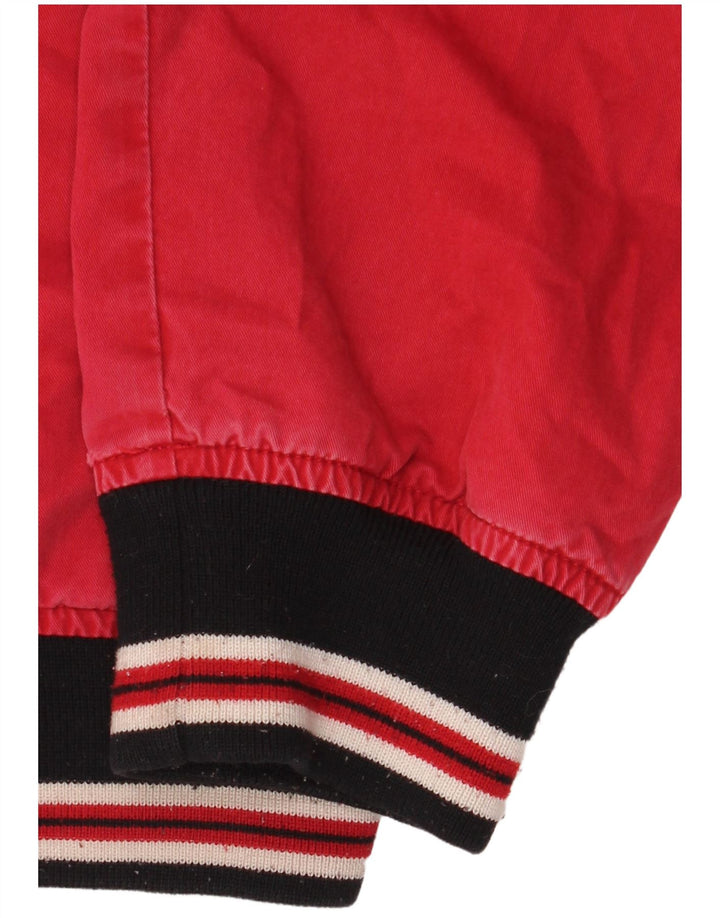 Gant Bomber Jacket UK 36 Small Red Colourblock Bomuld