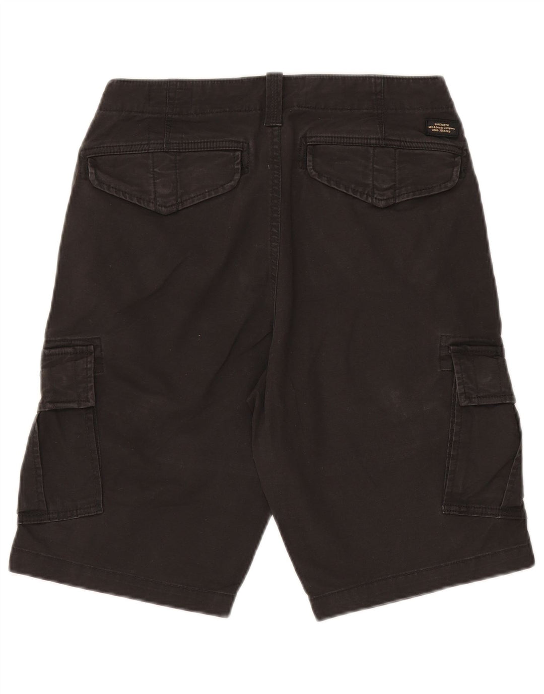 Superdry Herre Cargo Shorts W30 Medium Sort Bomuld
