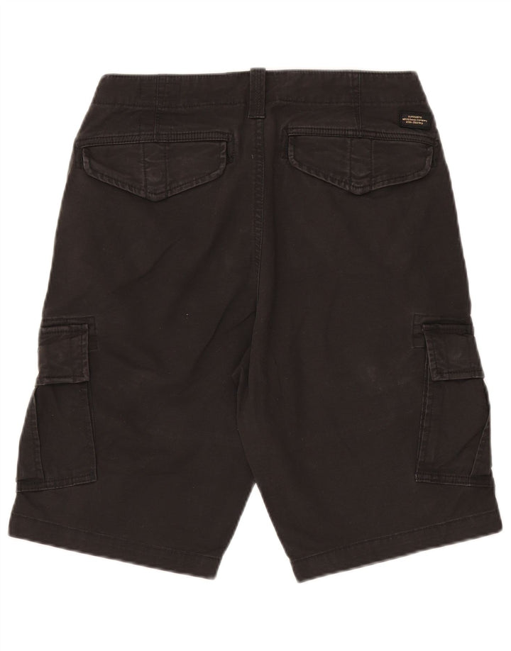 Superdry Herre Cargo Shorts W30 Medium Sort Bomuld