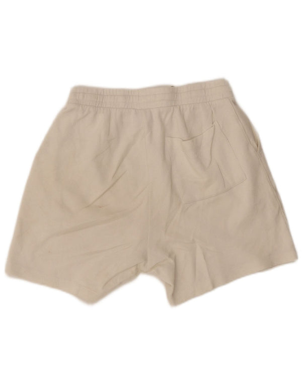 Zara Mens Sport Shorts Small  White Cotton