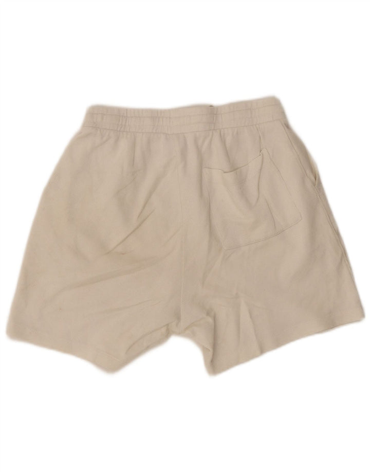 Zara Herre Sportshorts Små hvide Bomuld