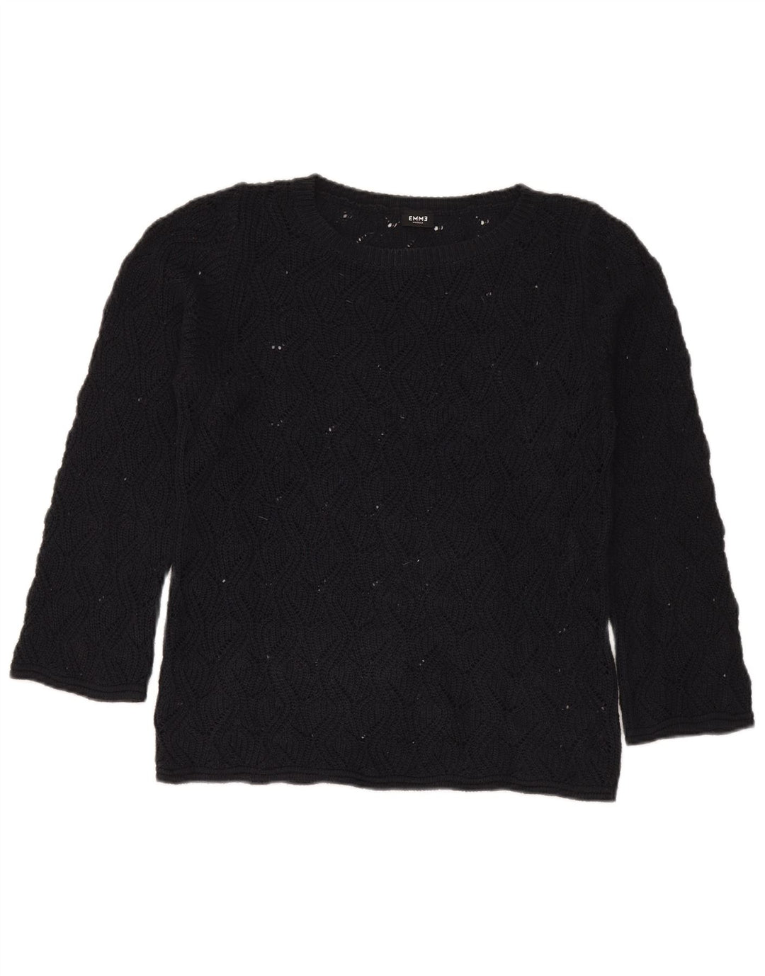 Emme Dame Boat Neck Jumper Sweater UK 14 Medium Sort