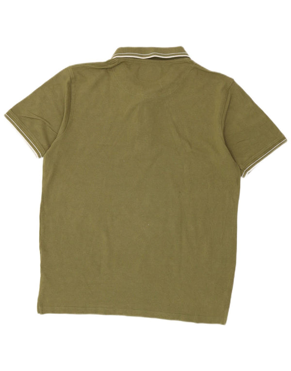 Lyle & Scott herre poloshirt XL Khaki Bomuld