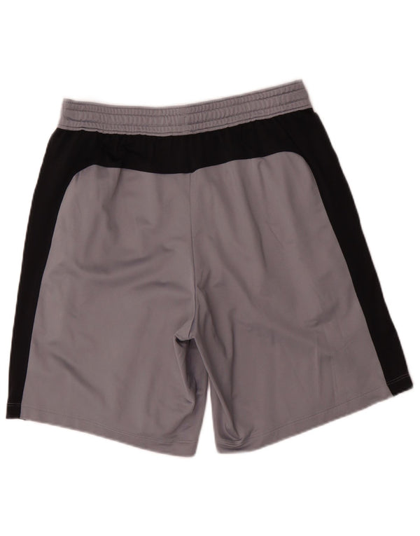 Under Armour Herre grafiske sportsshorts Medium Grå Colourblock Polyester