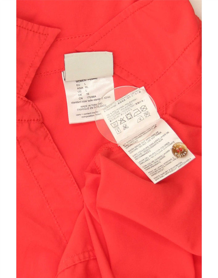 Jack Wolfskin Dame Ærmeløs Skede Kjole UK 16 Stor Rød Polyester