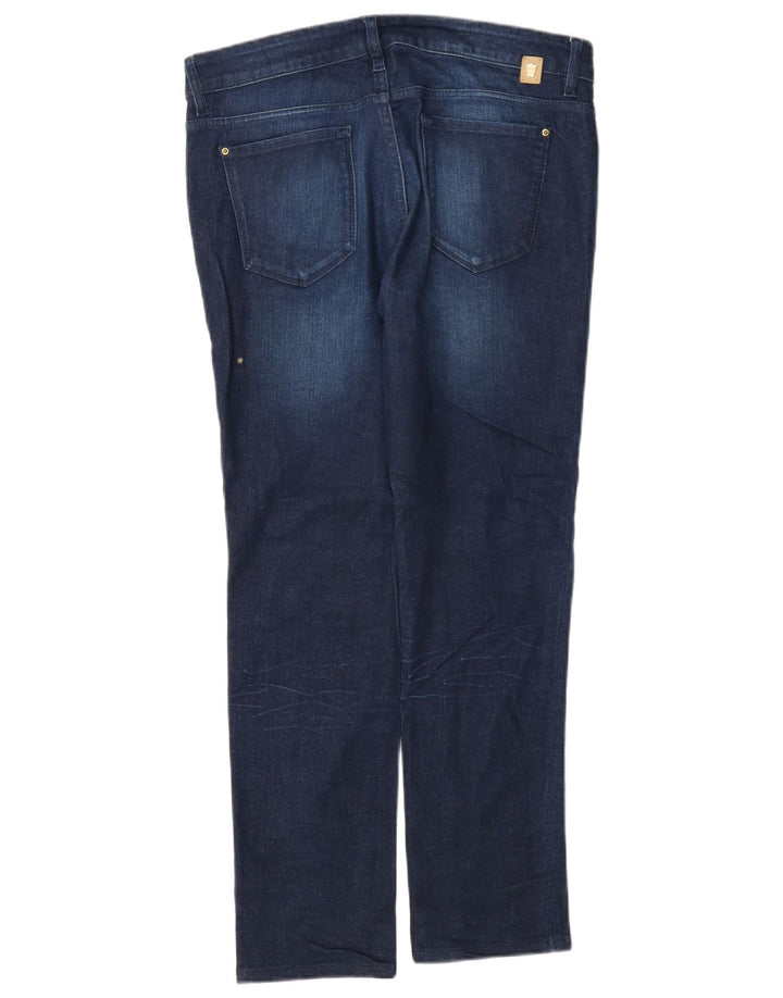 Massimo Dutti Dame Slim Jeans EU 38 Small W28 L27 Marineblå Bomuld