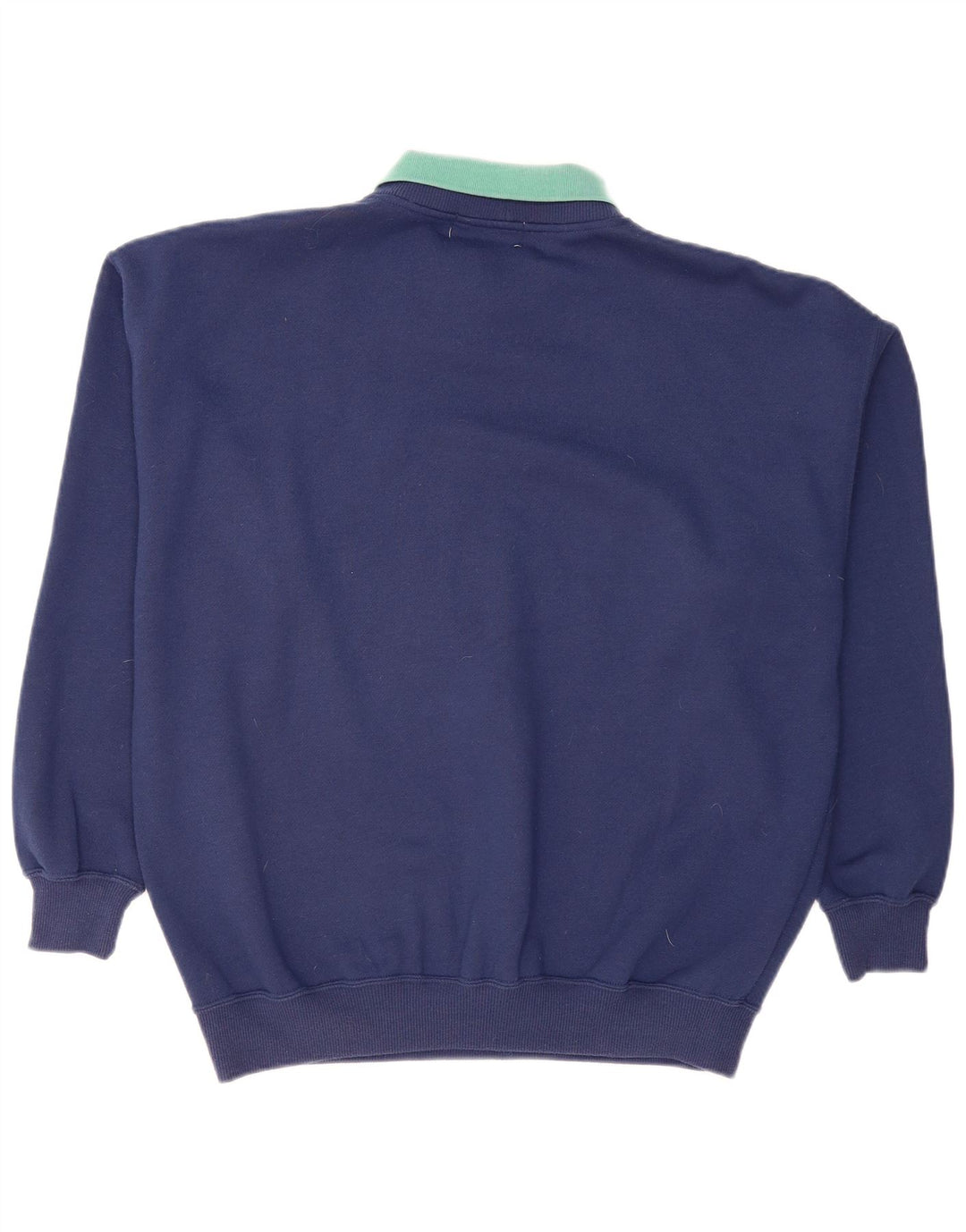 Alice Collins Herre Sweatshirt Jumper Medium Navy Blue Argyle/Diamond