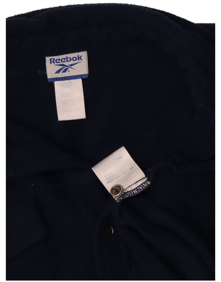 Reebok Fleeceskjorte til mænd Stor marineblå polyester