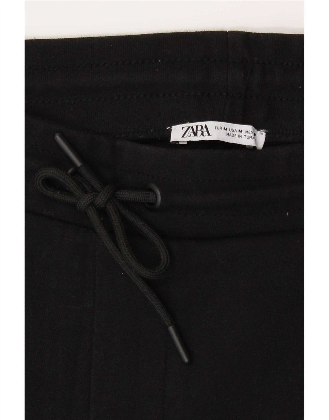 Zara Herre Sportshorts Medium Sort Bomuld