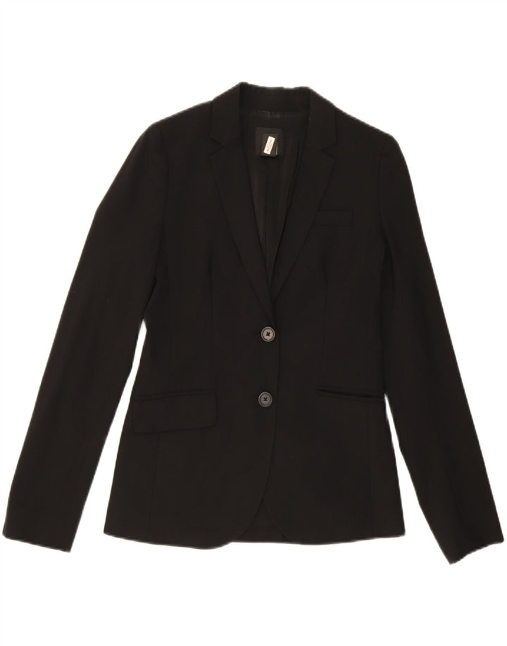 J. CREW Womens 2 Button Blazer Jacket US 0 XS Black Wool Vintage J. Crew and Second-Hand J. Crew from Messina Hembry 
