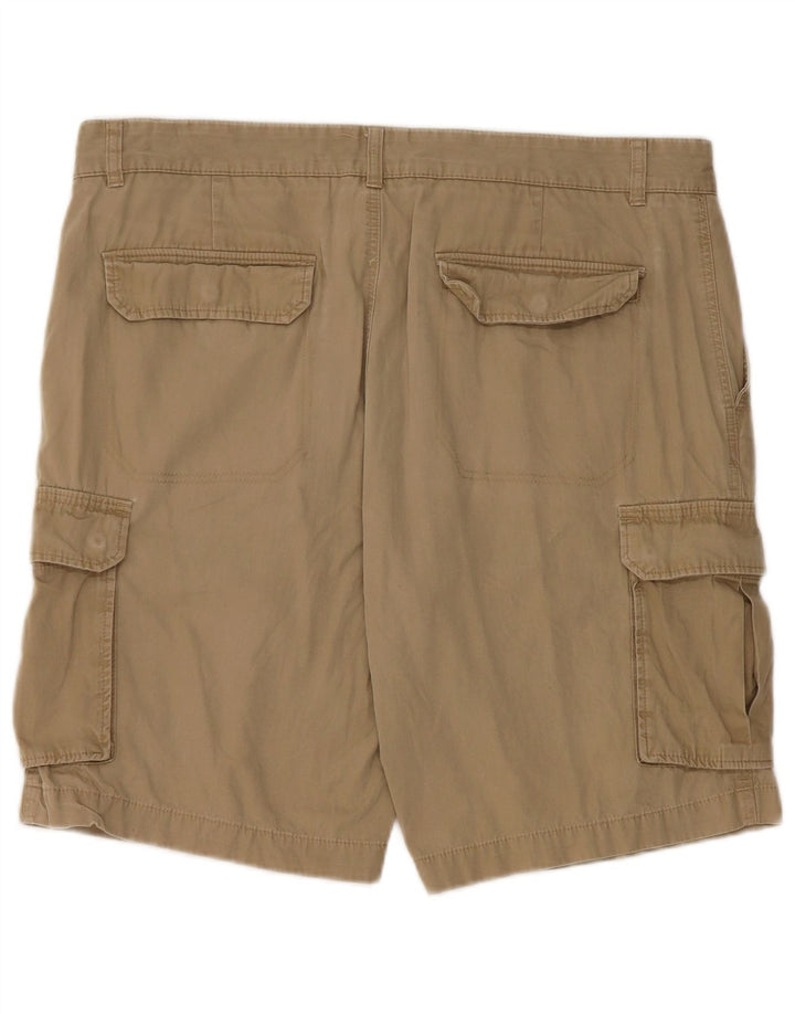 Marks & Spencer Herre Cargo Shorts W36 XL Beige Bomuld