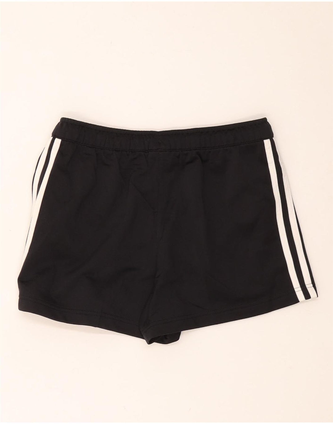ADIDAS sportsshorts til kvinder UK 10 Small Black Polyester