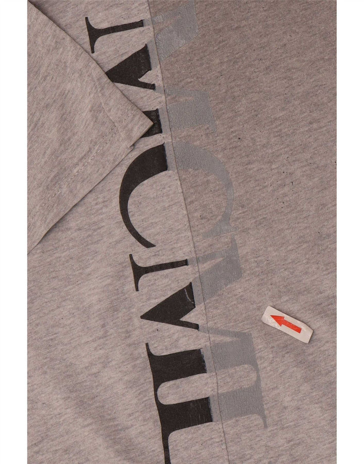 Guess Herre Grafisk T-Shirt Top Lille Grå