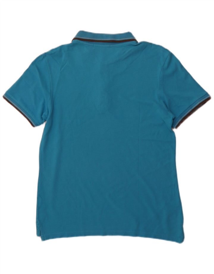 TRUSSARDI Herre poloshirt Medium Blue Bomuld