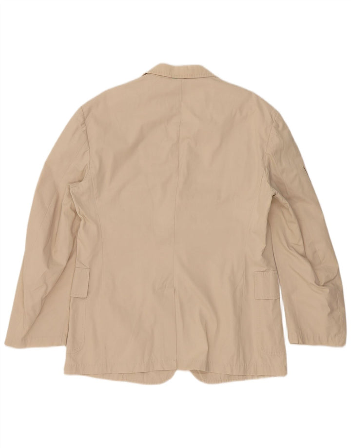HYDROGEN Herre 2-knaps blazerjakke UK 42 XL Beige Bomuld