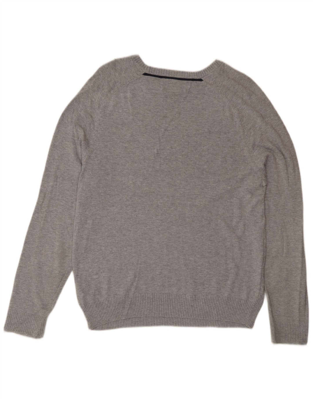 Penguin Herre Boat Neck Jumper Sweater Medium Grey Bomuld