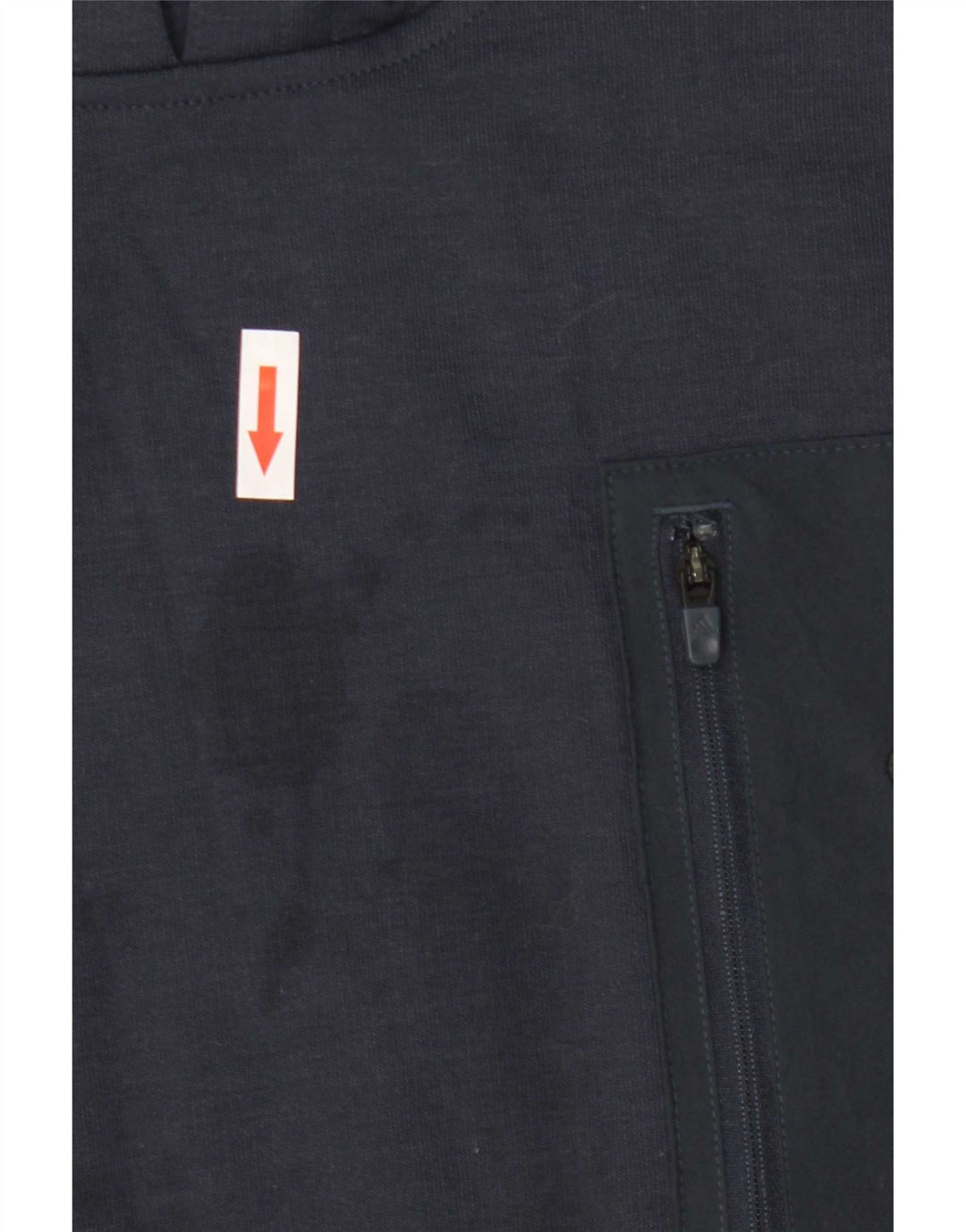Adidas hættetrøje til mænd XL marineblå polyester