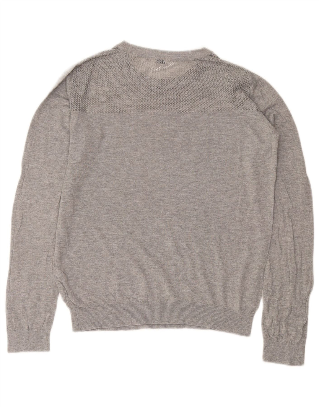 Jack Wills Dame sweater med rund hals DK 12 Medium Grå Bomuld