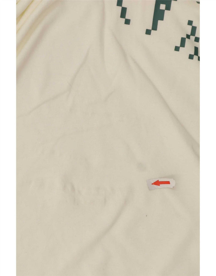 Nike grafisk T-shirt top til mænd, stor hvid bomuld