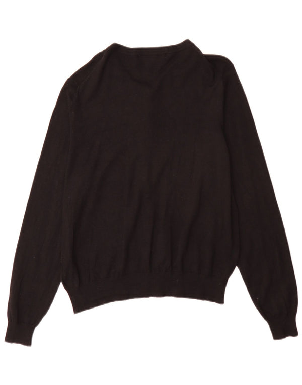 Marks & Spencer Dame Cardigan Sweater UK 18 XL Sort Viscose