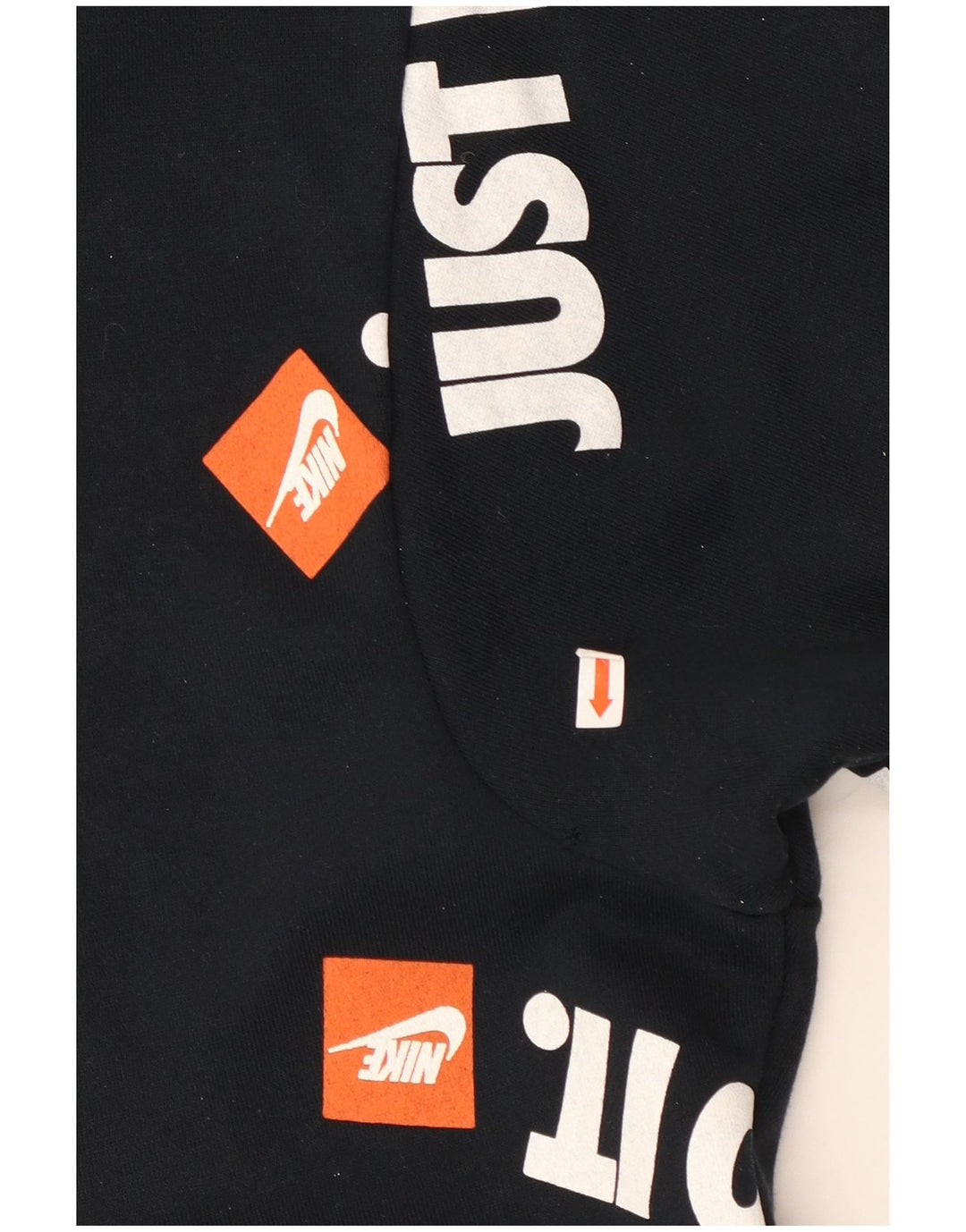 NIKE grafisk sweatshirt til mænd, lille marineblå bomuld