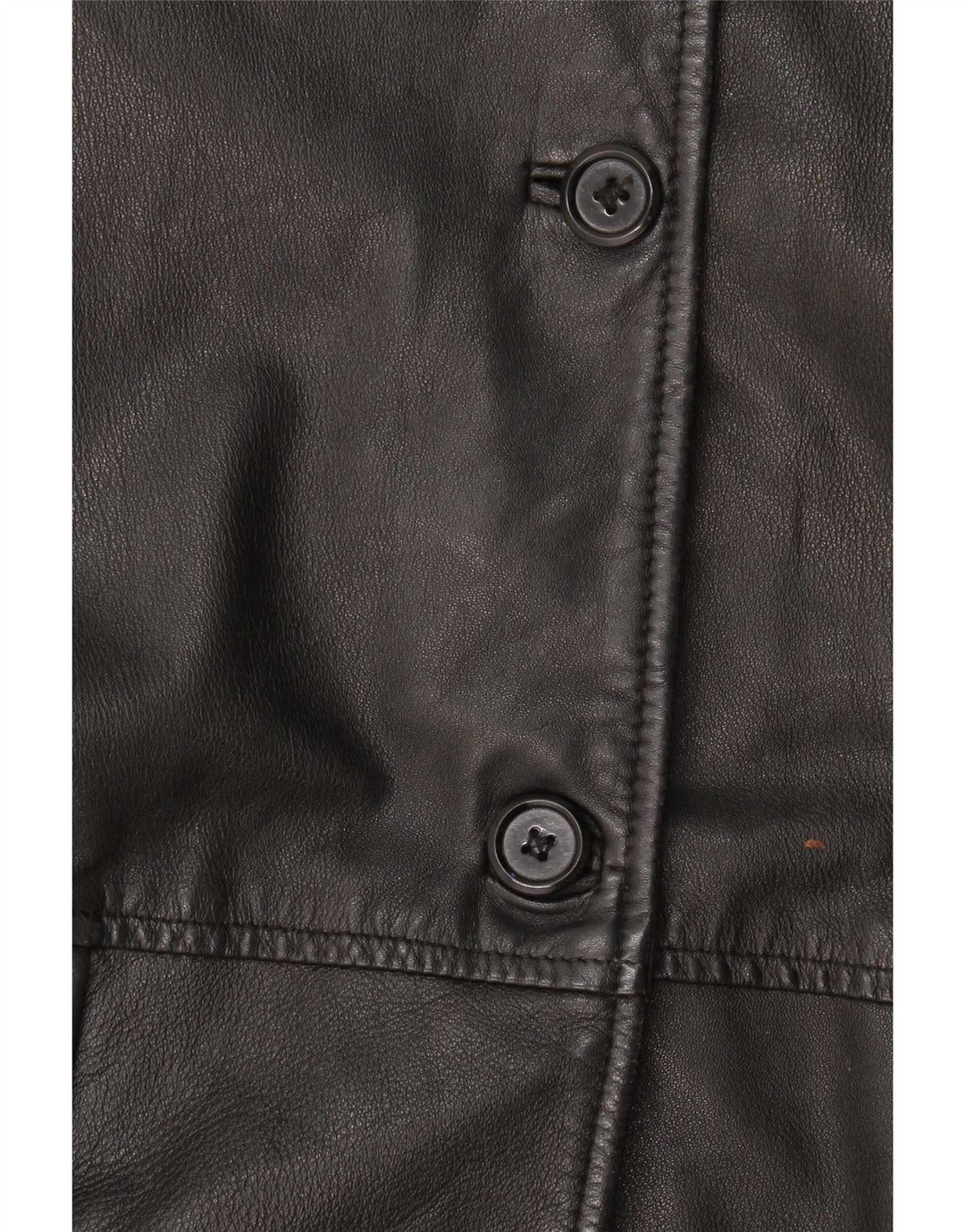Conbipel Dame Loose Fit Læderjakke IT 42 Medium Sort