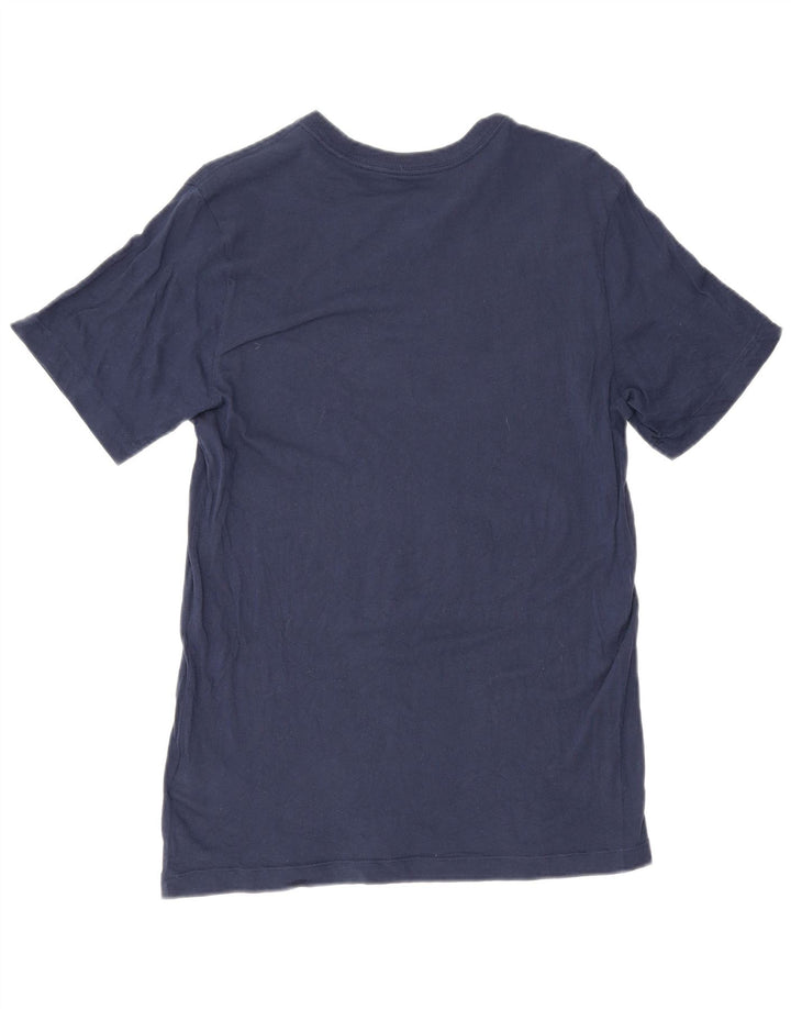Nike grafisk T-shirt top til mænd, lille marineblå bomuld