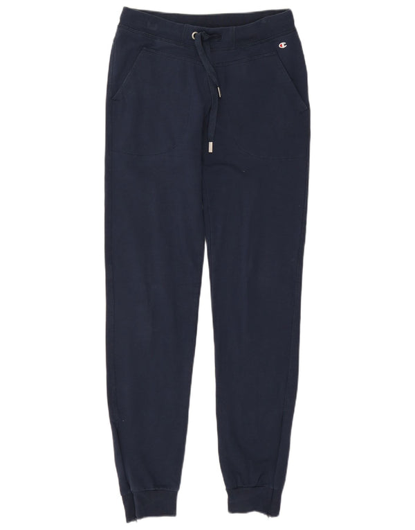 Champion Womens træningsdragt Bukser Joggers UK 8 Small Navy Blue